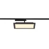 PANEL TRACK, spot pour rail 1 allumage intérieur, rectangulaire, noir, LED, 18W, 3000K