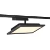 PANEL TRACK, spot pour rail 1 allumage intérieur, rectangulaire, noir, LED, 18W, 3000K