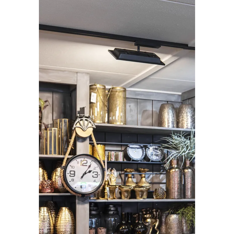 PANEL TRACK, spot pour rail 1 allumage intérieur, rectangulaire, noir, LED, 18W, 3000K