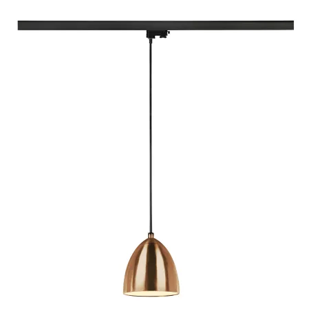 PARA CONE 14, suspension pour rail 3 allumages intérieur, cuivre, GU10/QPAR51, 35W max