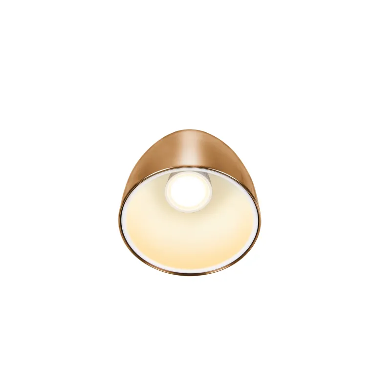 PARA CONE 14, suspension pour rail 3 allumages intérieur, cuivre, GU10/QPAR51, 35W max