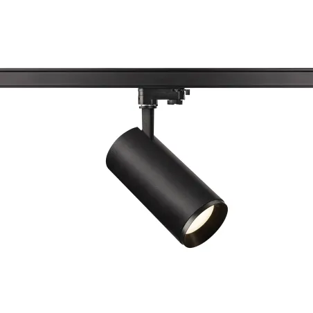 NUMINOS® L, spot pour rail 3 allumages intérieur, 60 deg , noir, LED, 28W, 4000K, variable
