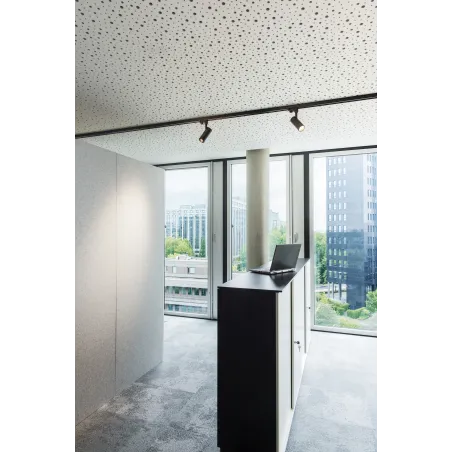 NUMINOS® S, spot pour rail 3 allumages intérieur, 36 deg , noir, LED, 11W, 3000K, variable