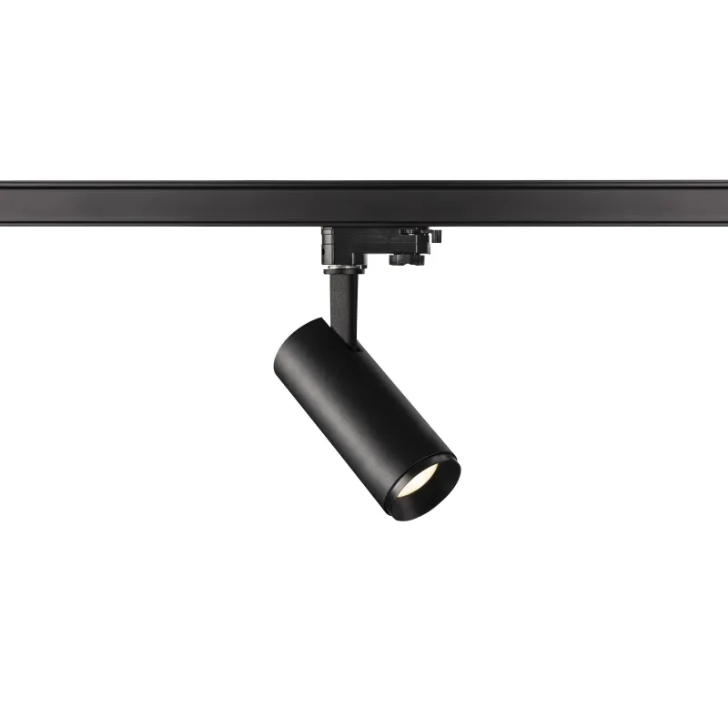 NUMINOS® S, spot pour rail 3 allumages intérieur, 60 deg , noir, LED, 11W, 4000K, variable