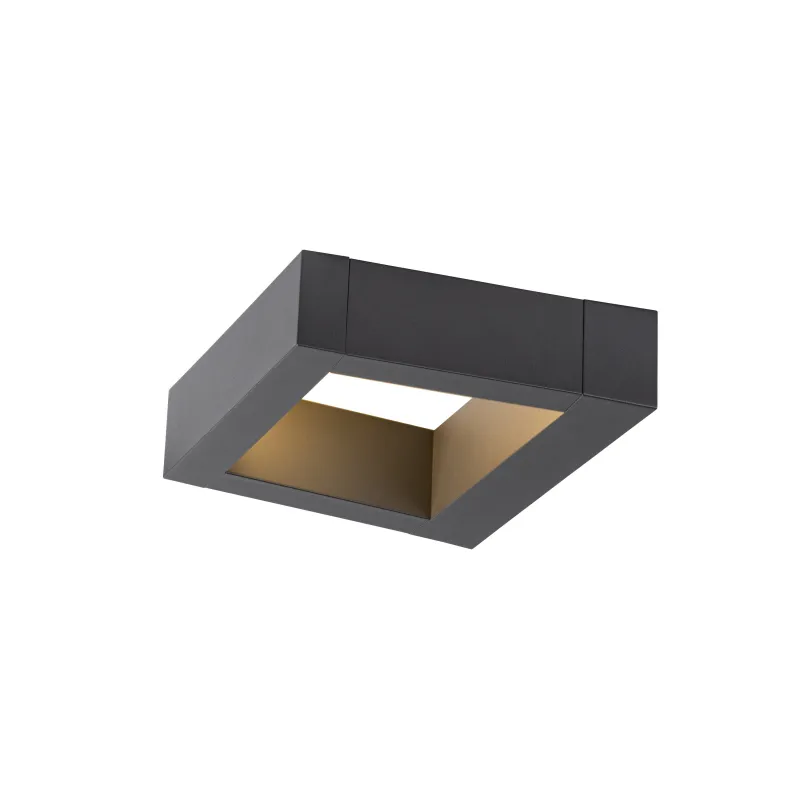 BOOKAT, applique extérieure, anthracite, LED, 15W, 3000/4000K, IP65, interrupteur CCT