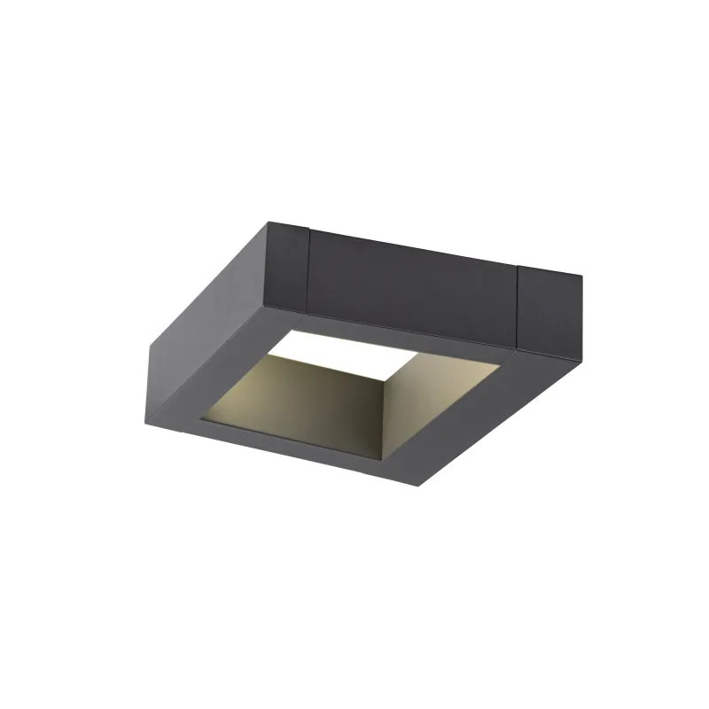 BOOKAT, applique extérieure, anthracite, LED, 15W, 3000/4000K, IP65, interrupteur CCT