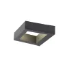 BOOKAT, applique extérieure, anthracite, LED, 15W, 3000/4000K, IP65, interrupteur CCT