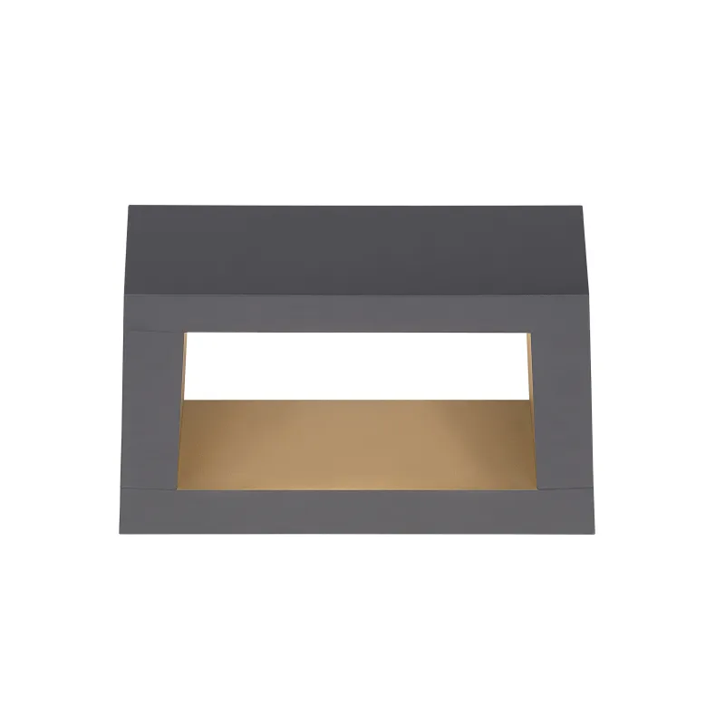 BOOKAT, applique extérieure, anthracite, LED, 15W, 3000/4000K, IP65, interrupteur CCT