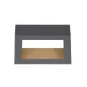 BOOKAT, applique extérieure, anthracite, LED, 15W, 3000/4000K, IP65, interrupteur CCT