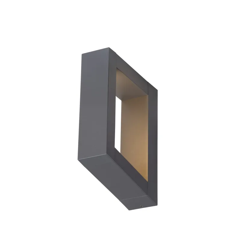 BOOKAT, applique extérieure, anthracite, LED, 15W, 3000/4000K, IP65, interrupteur CCT
