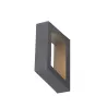 BOOKAT, applique extérieure, anthracite, LED, 15W, 3000/4000K, IP65, interrupteur CCT