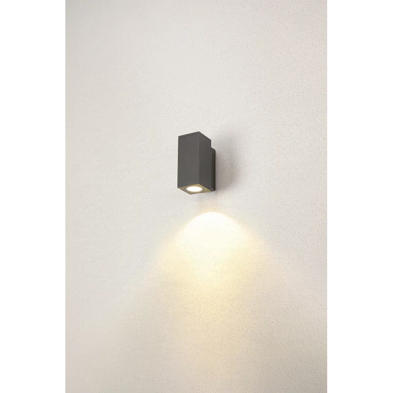 ENOLA SQUARE S, applique extérieure, carré, S, anthracite, LED, 6W, 3000K/4000K, IP65