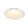 AKALO D83, encastré de plafond intérieur, blanc, LED, 9W, 3000K/4200K/5700K, variable