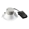 AKALO D83, encastré de plafond intérieur, blanc, LED, 9W, 3000K/4200K/5700K, variable