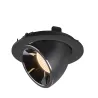 NUMINOS® GIMBLE L, encastré de plafond intérieur, 20 deg , noir/chrome, LED, 25,4W, 2700K