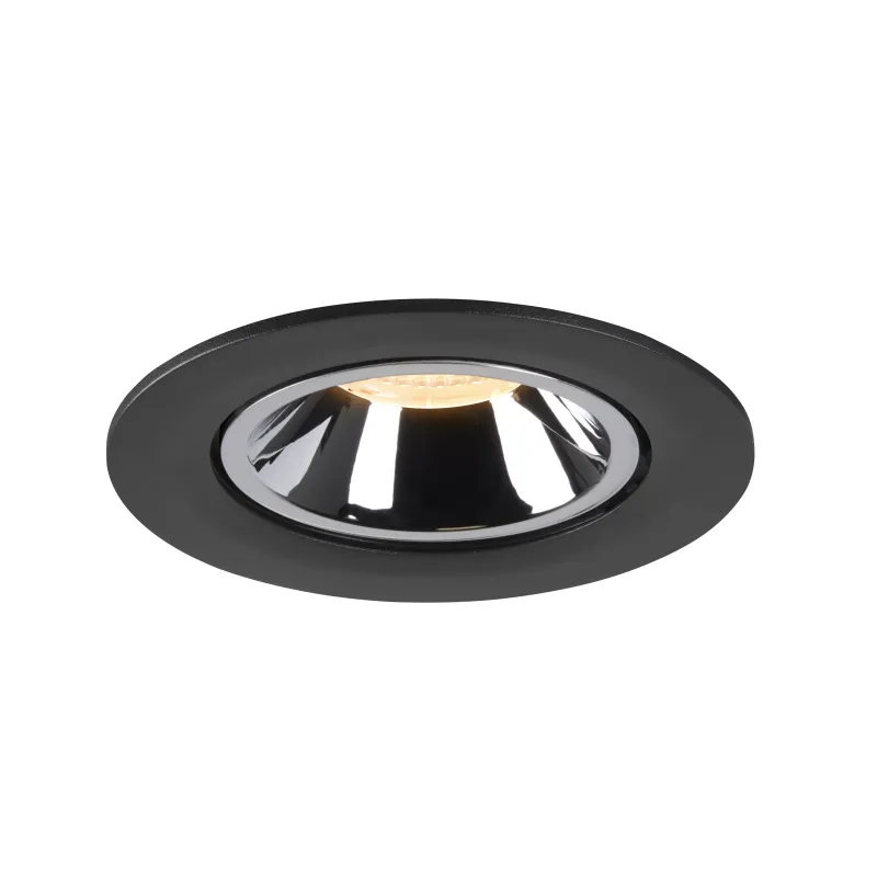 NUMINOS® GIMBLE L, encastré de plafond intérieur, 20 deg , noir/chrome, LED, 25,4W, 3000K