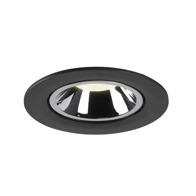 NUMINOS® GIMBLE L, encastré de plafond intérieur, 20 deg , noir/chrome, LED, 25,4W, 4000K