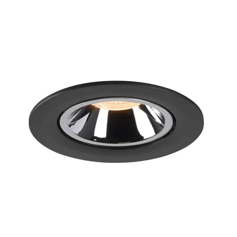 NUMINOS® GIMBLE L, encastré de plafond intérieur, 40 deg , noir/chrome, LED, 25,4W, 2700K