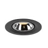 NUMINOS® GIMBLE M, encastré de plafond intérieur, 20 deg , noir/chrome, LED, 17,5W, 3000K