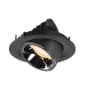 NUMINOS® GIMBLE M, encastré de plafond intérieur, 40 deg , noir/chrome, LED, 17,5W, 2700K