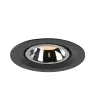 NUMINOS® GIMBLE M, encastré de plafond intérieur, 55 deg , noir/chrome, LED, 17,5W, 2700K
