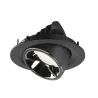 NUMINOS® GIMBLE M, encastré de plafond intérieur, 55 deg , noir/chrome, LED, 17,5W, 4000K