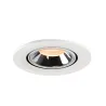 NUMINOS® GIMBLE S, encastré de plafond intérieur, 20 deg , blanc/chrome, LED, 8,6W, 2700K
