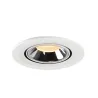 NUMINOS® GIMBLE S, encastré de plafond intérieur, 20 deg , blanc/chrome, LED, 8,6W, 3000K