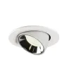 NUMINOS® GIMBLE S, encastré de plafond intérieur, 20 deg , blanc/chrome, LED, 8,6W, 4000K