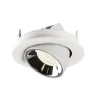 NUMINOS® GIMBLE S, encastré de plafond intérieur, 20 deg , blanc/chrome, LED, 8,6W, 4000K