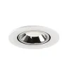 NUMINOS® GIMBLE S, encastré de plafond intérieur, 40 deg , blanc/chrome, LED, 8,6W, 4000K