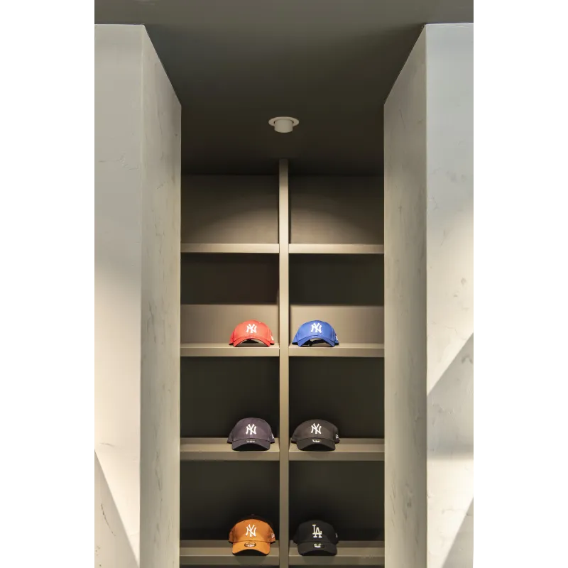NUMINOS® GIMBLE S, encastré de plafond intérieur, 55 deg , blanc/chrome, LED, 8,6W, 3000K