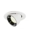 NUMINOS® GIMBLE S, encastré de plafond intérieur, 55 deg , blanc/chrome, LED, 8,6W, 4000K