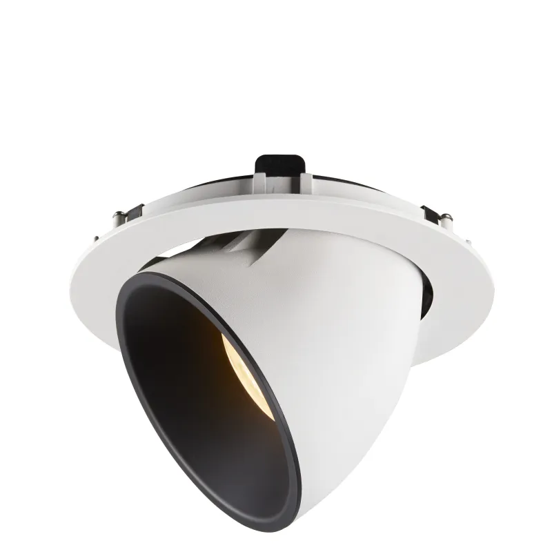 NUMINOS® GIMBLE XL, encastré de plafond intérieur, 20 deg , blanc/noir, LED, 37,4W, 3000K