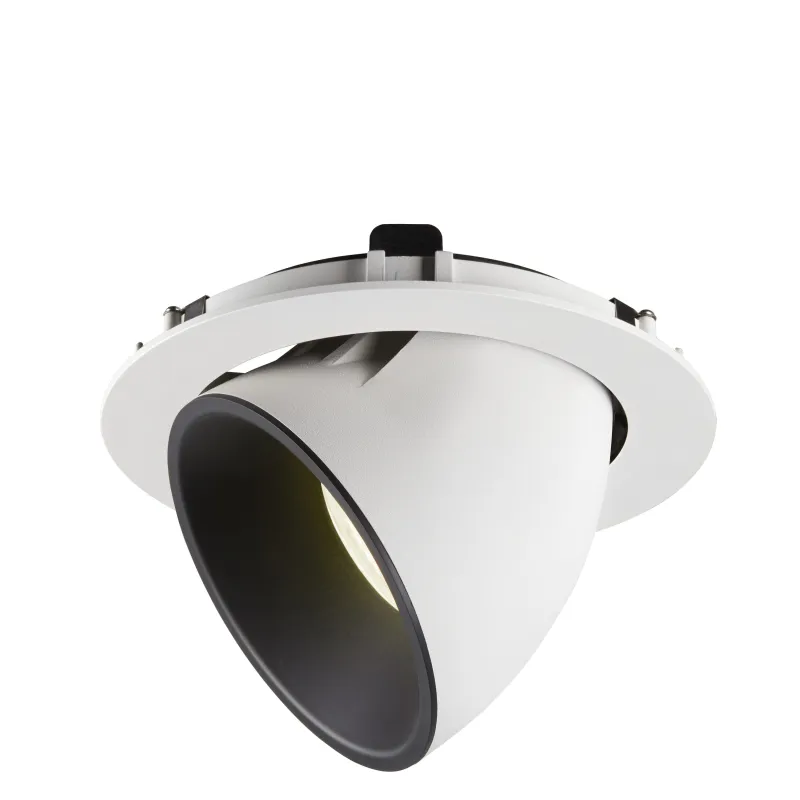 NUMINOS® GIMBLE XL, encastré de plafond intérieur, 20 deg , blanc/noir, LED, 37,4W, 4000K