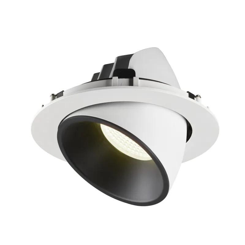 NUMINOS® GIMBLE XL, encastré de plafond intérieur, 20 deg , blanc/noir, LED, 37,4W, 4000K