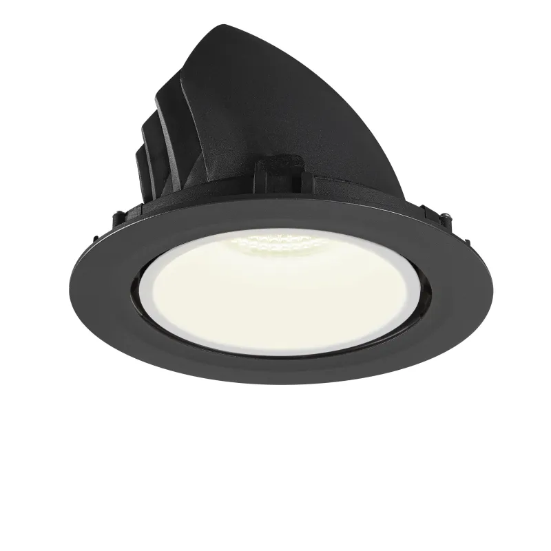 NUMINOS® GIMBLE XL, encastré de plafond intérieur, 20 deg , noir/blanc, LED, 37,4W, 4000K