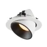 NUMINOS® GIMBLE XL, encastré de plafond intérieur, 40 deg , blanc/noir, LED, 37,4W, 2700K