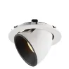 NUMINOS® GIMBLE XL, encastré de plafond intérieur, 40 deg , blanc/noir, LED, 37,4W, 3000K