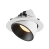 NUMINOS® GIMBLE XL, encastré de plafond intérieur, 40 deg , blanc/noir, LED, 37,4W, 3000K