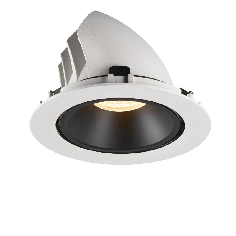 NUMINOS® GIMBLE XL, encastré de plafond intérieur, 40 deg , blanc/noir, LED, 37,4W, 3000K
