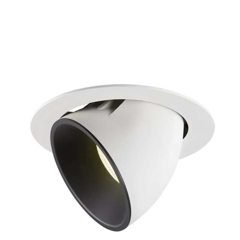 NUMINOS® GIMBLE XL, encastré de plafond intérieur, 40 deg , blanc/noir, LED, 37,4W, 4000K