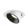 NUMINOS® GIMBLE XL, encastré de plafond intérieur, 40 deg , blanc/noir, LED, 37,4W, 4000K