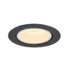 NUMINOS® GIMBLE XL, encastré de plafond intérieur, 40 deg , noir/blanc, LED, 37,4W, 3000K