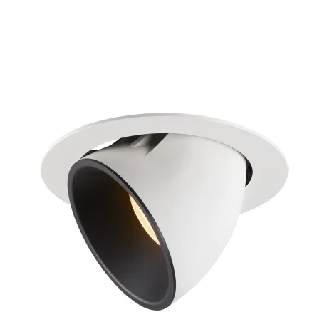 NUMINOS® GIMBLE XL, encastré de plafond intérieur, 55 deg , blanc/noir, LED, 37,4W, 3000K
