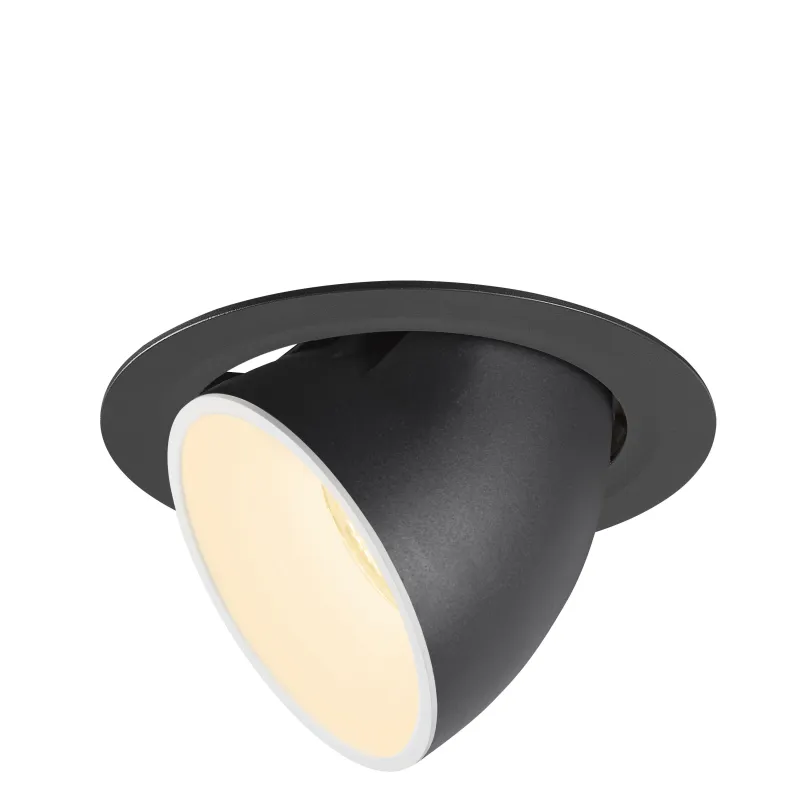 NUMINOS® GIMBLE XL, encastré de plafond intérieur, 55 deg , noir/blanc, LED, 37,4W, 3000K