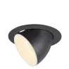 NUMINOS® GIMBLE XL, encastré de plafond intérieur, 55 deg , noir/blanc, LED, 37,4W, 3000K