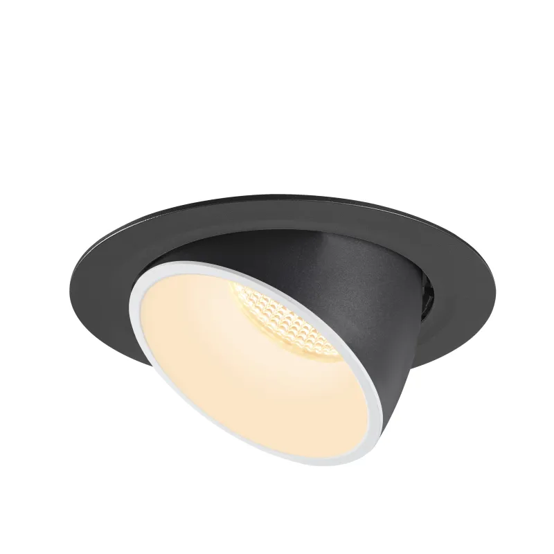 NUMINOS® GIMBLE XL, encastré de plafond intérieur, 55 deg , noir/blanc, LED, 37,4W, 3000K