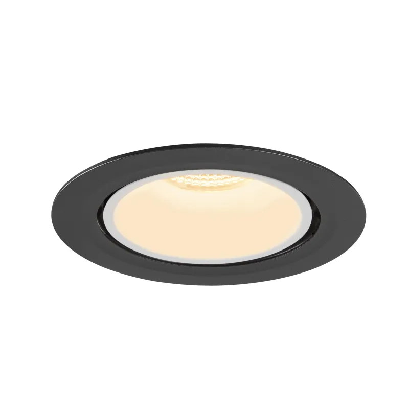 NUMINOS® GIMBLE XL, encastré de plafond intérieur, 55 deg , noir/blanc, LED, 37,4W, 3000K