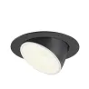 NUMINOS® GIMBLE XL, encastré de plafond intérieur, 55 deg , noir/blanc, LED, 37,4W, 4000K